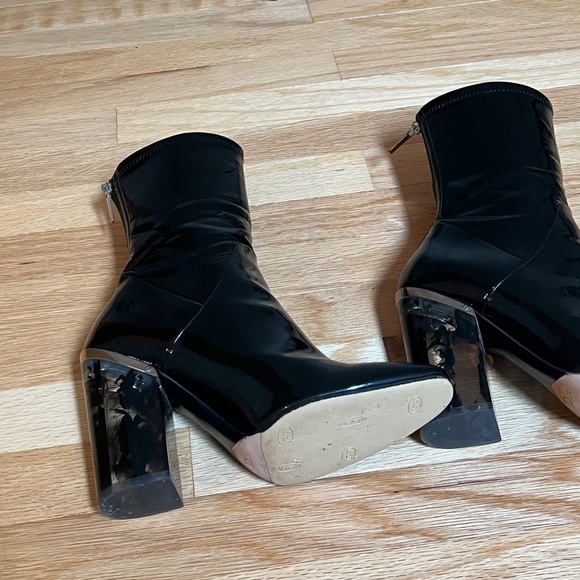 DIOR Christian Dior by Raf Simons Patent Leather Lucite Boots AW15 - Picture 5 of 8